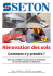 Rénovation des sols