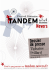 dossier de presse TANDEM 2015