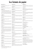 Les formats de papier