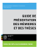Guide de présentation des mémoires et thèses