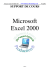 Microsoft Excel 2000