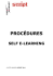proc&eacute;dures - Self E-Learning