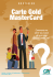 Carte Gold MasterCard - Crédit Agricole d`Ile de France