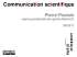 Communication scientifique