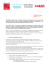Communiqu&eacute; de presse de la visite