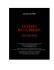 LETTRES DE LA PRISON