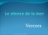 Le silence de la mer