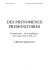 DES PHENOMENES PREMONITOIRES