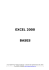 Excel 2000 Bases