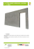 Mur massif &laquo; Alpha mur &raquo; en b&eacute;ton 10cm