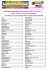 Playlist alphabétique du programme de ces 2 jours (page 1/2)