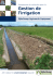 Gestion de l`irrigation