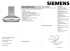 Siemens - LC654WA10 - inox Hotte d&eacute;corative murale 60 cm