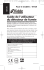 Guide de l`utilisateur du détecteur de fumée