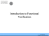 Introduction to Verification