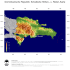 Dominikanische Republik: Schattierte Höhen− u. Relief−Karte