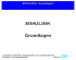 SIMULINK Grundlagen - EAL Lehrstuhl für Elektrische