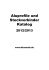 Aluprofile und Steckverbinder Katalog