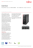 Datenblatt FUJITSU Server PRIMERGY TX1330 M2 Tower