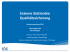 Externe Stationäre Qualitätssicherung Jahresauswertung 2014