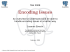 Encoding Issues - PostgreSQL wiki