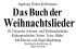 und Weihnachtslieder Kulturgeschichte, Noten, Texte, Bilder Mit