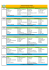 CALENDRIER U7 1ERE PHASE