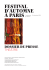 Théâtre Dossier de Presse - Festival d`Automne à Paris