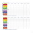 Le calendrier hebdomadaire