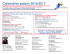 Calendrier saison 2016-2017