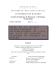 etude de la qualite physico-chimique et bacteriologique de l`eau des