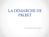 LA DEMARCHE DE PROJET