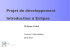 Projet de développement Introduction à Eclipse