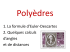 les polyèdres