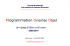Programmation Orientée Objet