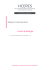 Evaluation de la licence Biologie de l`Universit&eacute; Joseph Fourier