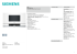 Siemens BF634LGW1 MICRO-ONDES ENCASTRABLE