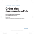 Créez des documents ePub