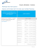 Course Schedule / Horaire