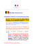 BELGIQUE (Royaume de) - Ministère de la Justice
