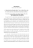 F. Faugeron, &laquo; L`alimentation du petit peuple &agrave; Venise &raquo;.