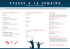 STAGES A LA SEMAINE