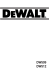 Notice d`utilisation - DeWalt Service Technical Home Page