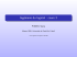 Ingénierie du logiciel : cours 3