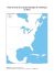 Fond de carte de la façade atlantique de l`Amérique du Nord