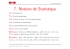 7. Notions de Statistique