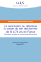 Synthese et recommandations Participation depistage cancer