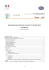 Recommandations de codage et de recueil