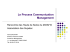 Process Communication Management