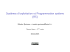 Systèmes d`exploitation et Programmation système (RS)